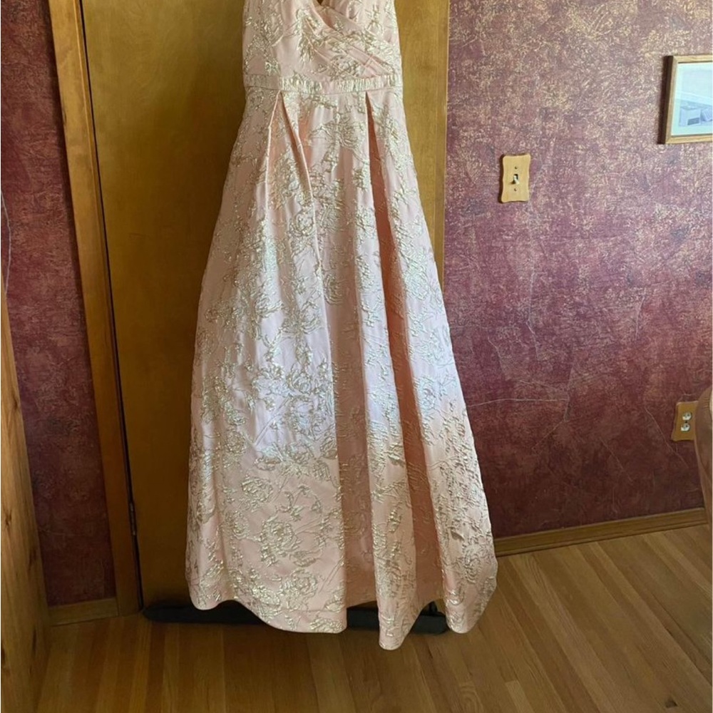 Elegant Pink Floral Lace Dress. Never worn past try on